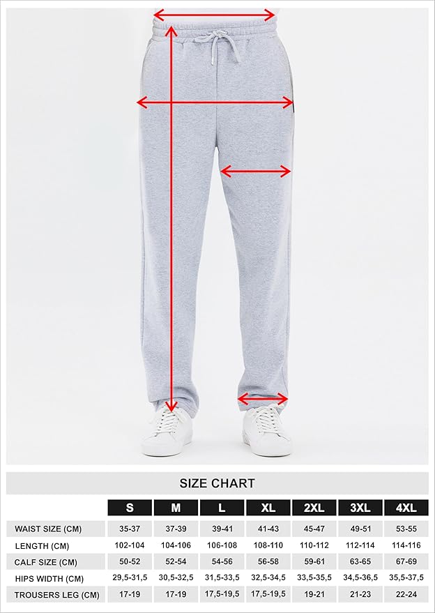 Men's straight-leg joggers (Multiple Colours)
