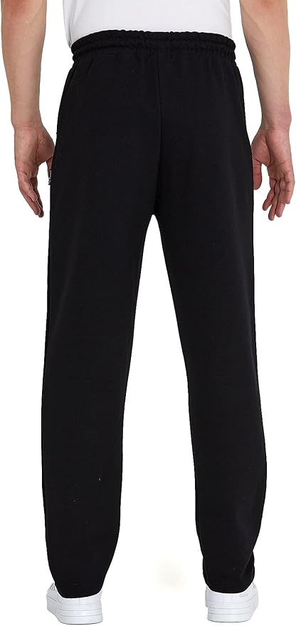 Men's straight-leg joggers with zip (Multiple Colours)