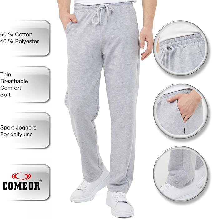Men's straight-leg joggers (Multiple Colours)