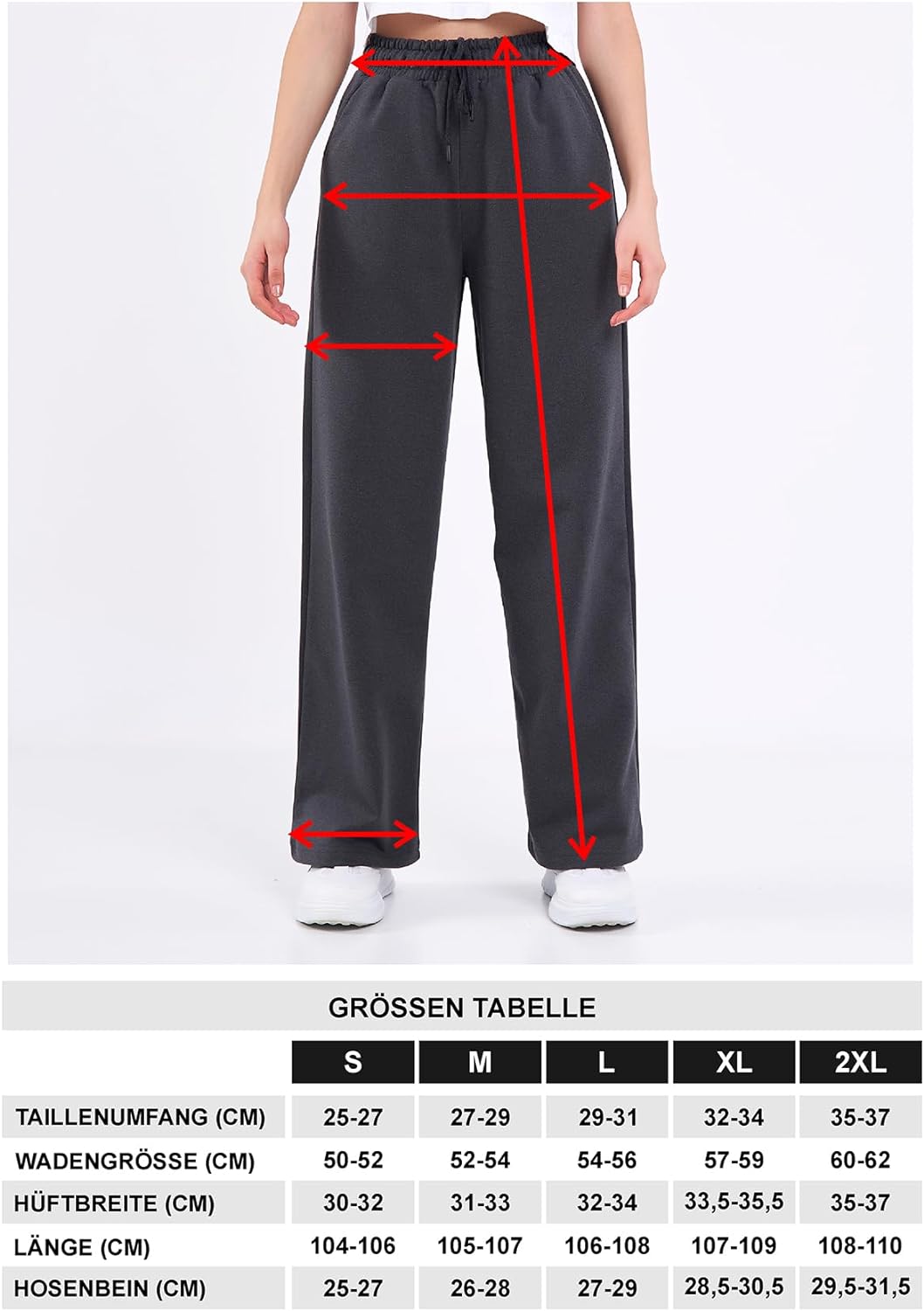 Women's Wide Leg Joggers (Multiple Colours)